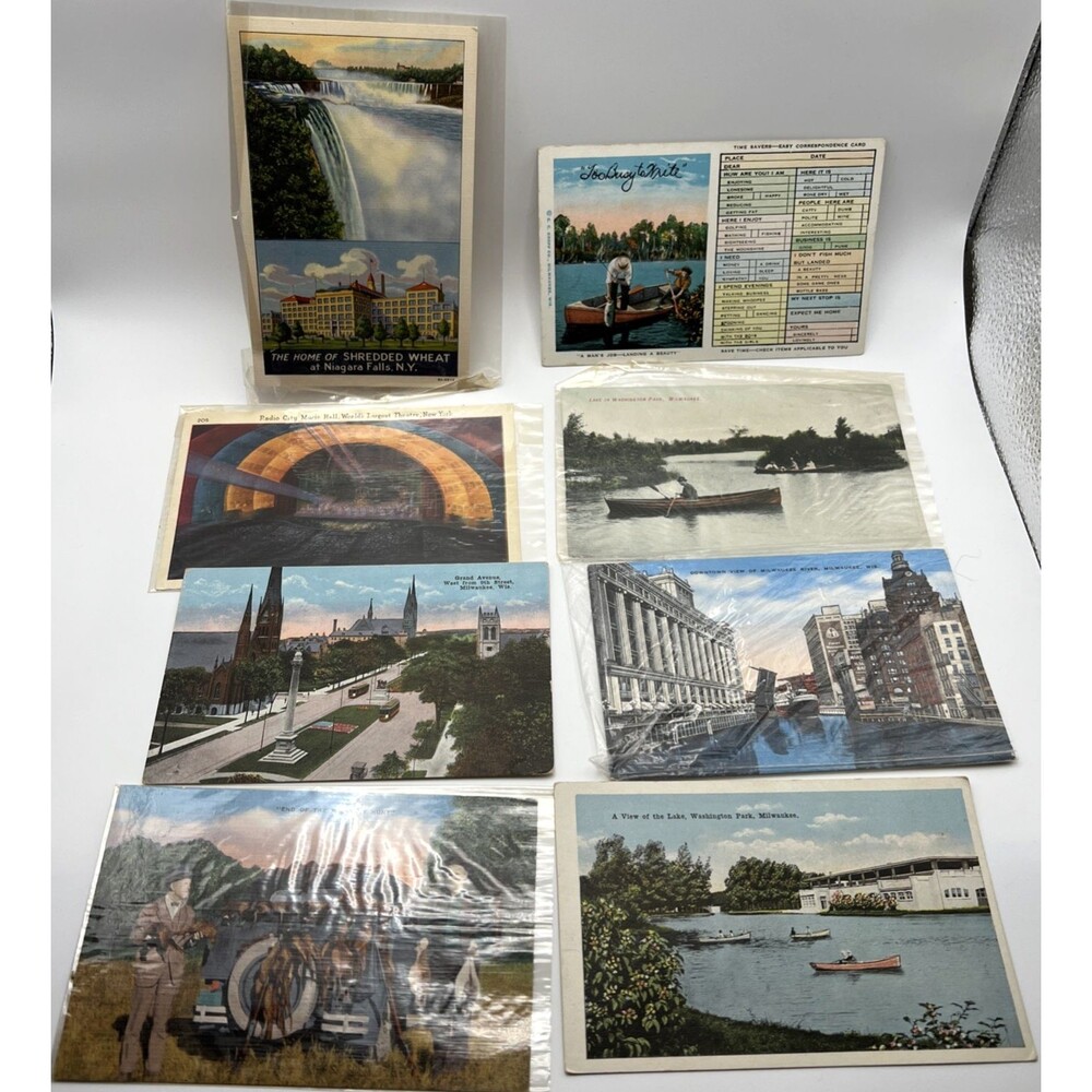 Vintage Postcards Lot of 8 Unused See Pictures!